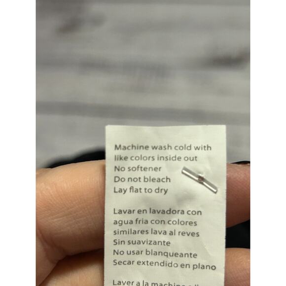 Fabletics Women's Black High Waisted Seamless Ribbed Ankle Leggings Size 27 NWT - Picture 10 of 12